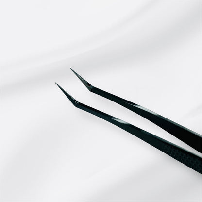 FIBER TIP ANGLED TWEEZER