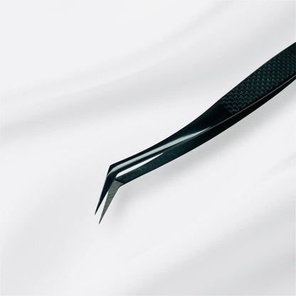 FIBER TIP ANGLED TWEEZER