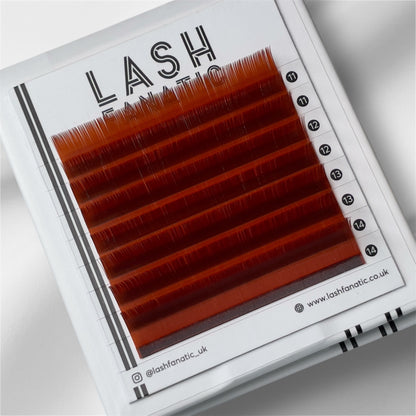 RED BROWN LASHES