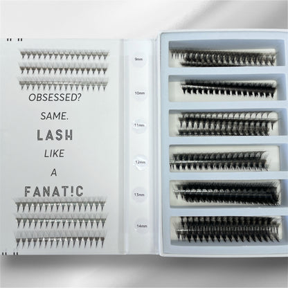 12D 0.03 PREMADE LASH FANS (APPROX 1100 FANS)