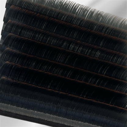 TWO TONE OMBRE BROWN ENDS LASHES