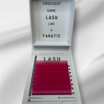 MATTE HOT PINK LASHES