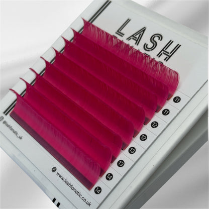 MATTE HOT PINK LASHES