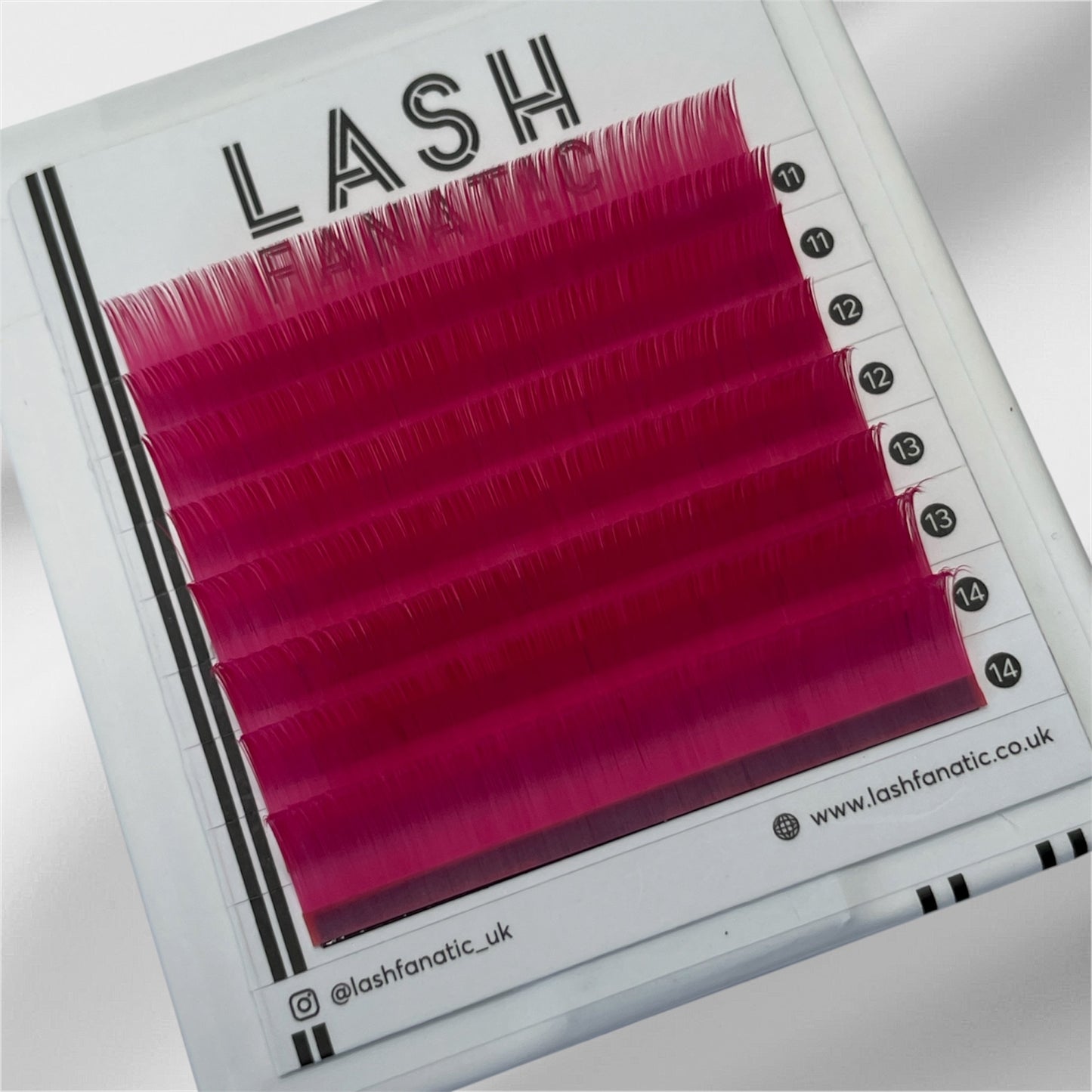 MATTE HOT PINK LASHES