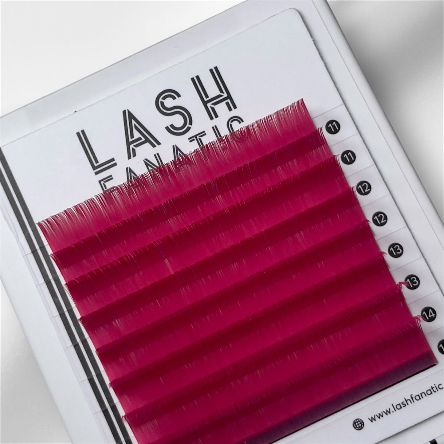MATTE HOT PINK LASHES